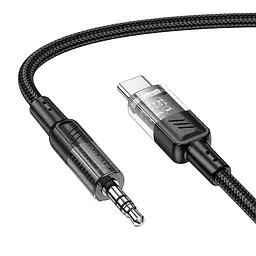Кабель Hoco UPA27 Spirit transparent digital audio conversion cable Type-C Black