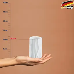 Стакан для зубних щіток Kela Merida 10.5х7 см білий (23761) - мініатюра 2