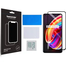 Захисне скло BeCover для Realme 7 Pro Black (705655) - мініатюра 2