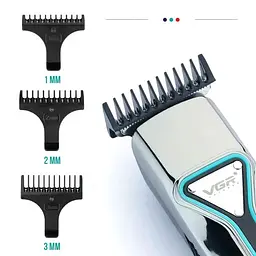 Машинка для стрижки VGR V-008 акумуляторна USB ∙ Тример для волосся, бороди та вусів з LED-дисплеєм і знімними насадками - мініатюра 2