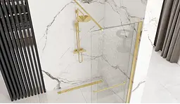 Душова стінка Rea Cortis 120 gold REA-K8485 - мініатюра 5