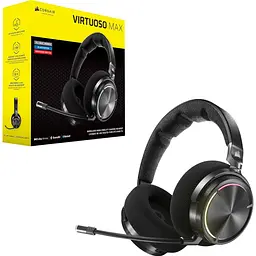 Ігрові навушники Corsair Virtuoso Max Black (CA-9011372-WW) [145511] - мініатюра 4