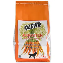 Натуральна кормова добавка Olewo Морква для собак 1 кг (OM-12110)