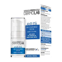 Крем для шкіри навколо очей Dermolab Anti-aging Eye Contoure Gel Bags and Dark Circles 15 мл (8009518247268)