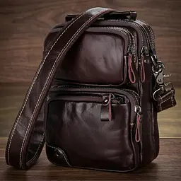 Сумка чоловіча 14435 Vintage коричнева