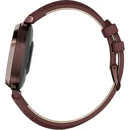 Смарт-годинник Garmin Lily 2 Classic Dark Bronze with Mulberry Leather Band (010-02839-03) - мініатюра 2