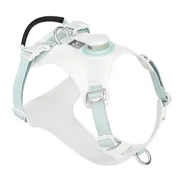 Шлея для собак Truelove TLH6771 з LED-підсвічуванням і тримачем для GPS-трекера Білий, S - мініатюра 1