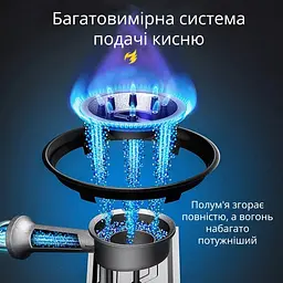 Портативна туристична газова плита з п'єзопідпалом із пластиковим кейсом адаптер під великий балон Happy Home BDZ 155 - мініатюра 5
