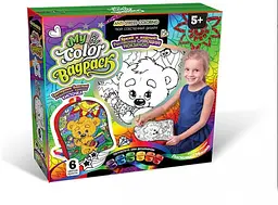 Комплект креативного творчості My Color BagPack CBP-01 рюкзак-розмальовка Ведмедик