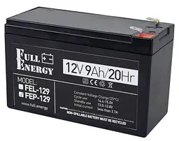 Акумуляторна батарея для ДБЖ Full Energy AGM 12 V / 9 А*ч (FEP-129)