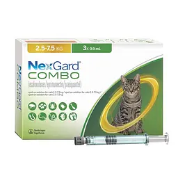 Каплі Boehringer Ingelheim NexGard Combo проти паразитів для кішок до 2.5-7 кг L