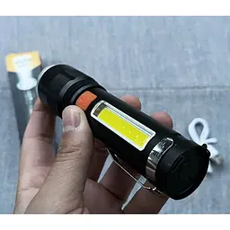 Ліхтар акумуляторний X-Balog BL-P12-P50 ручний з бічним світлом - мініатюра 2