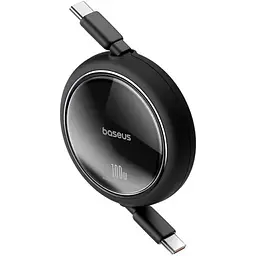 Дата кабель Baseus Free2Draw Mini Retractable Type-C to Type-C 100W (1m) (P10364500) Cluster Black - мініатюра 2