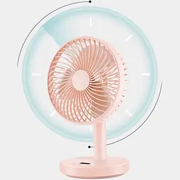 Портативний вентилятор Jile Desktop small fan 01 Pink (1146684) [167298] - мініатюра 5