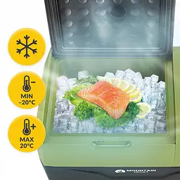 Холодильник туристичний компресорний Mountain Goat XTREME 39.3 л електричний, переносний Black/Olive (P-5905973404921) - мініатюра 11