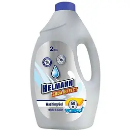 Гель для прання HELMANN 2л Soda Effect для Білих та кольорових речей