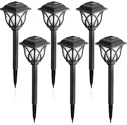 Садові сонячні світильники 6 Pack Solar Lights X15 6 шт. на сонячних батареях підсвічування газону