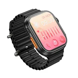 Смарт-годинник Hoco DY12 Ultra Amoled з функцією дзвінків чорний