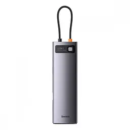 USB-Хаб Baseus Metal Gleam Series 12-in-1 (Type-C to HDMI+USB3.1*2+USB3.0*2+Type-C 3.1+PD+RJ45+SD/TF