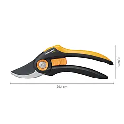 Секатор Fiskars Plus P521, Bypass до 24 мм (1057167) - мініатюра 3