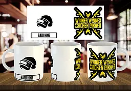 Чашка "PUBG Winer Winer Chiken Diner" Персоналізована 330 мл
