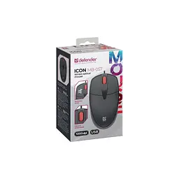 Мишка Defender Icon MB-057 USB Black (52057) - мініатюра 5