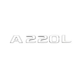Емблема напис A220L для Mercedes-Benz A-Class хром 170х23 мм пластик (на скотчі)