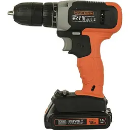 Дриль-шуруповерт Black+Decker BCD001C1 [119552] - мініатюра 2