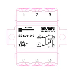 Перемикач Sven SE-60019-C cream (7100066) - мініатюра 4