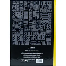 Книга записна Axent Colors A4 в клітинку 80 аркушів жовта (8421-06-A) - мініатюра 3