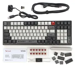 Клавіатура Bloody A4Tech WS98 Grey White (WS98 (Grey)) - мініатюра 8