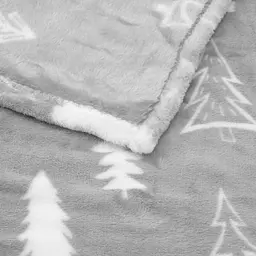 Плед Ardesto Flannel 160х200 см 100% поліестер ялинки pbe0050446 - мініатюра 9