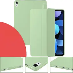 Чохол-книжка BeCover Tri Fold Soft TPU Silicone для Apple iPad Air 11" M2/M3 2024/2025 Green (711407) - мініатюра 3