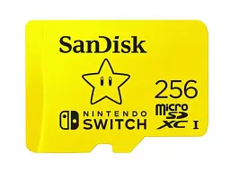 Карта пам'яті SanDisk microSDXC for Nintendo Switch 256 GB (SDSQXAO-256G-GNCZN)
