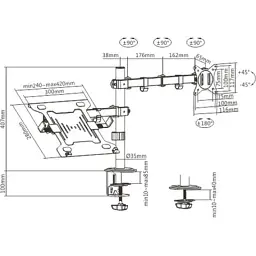 Кронштейн HiSmart HS082413 - мініатюра 3