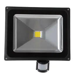 Прожектор Brille LED з датчиком руху IP65 HL-13P/50W NW - мініатюра 2