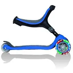 Самокат Globber Go up foldable plus, колеса з підсвічуванням, синій (643-100) - мініатюра 8