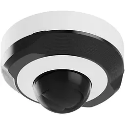IP-камера Ajax дротова DomeCam Mini, 5мп, 4мм, Poe, True WDR, IP 65, ІЧ 30м, аудіо, кут огляду 75° до 85°, міні купольна, біла - мініатюра 4