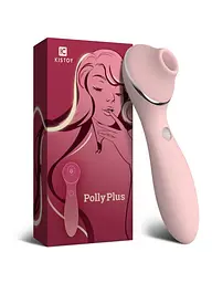 Вибратор KisToy Polly Plus Вакуумный, 16.8х3.5 см розовый - миниатюра 2
