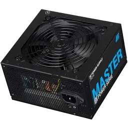 Блок живлення 2E 750 Вт Master Power, Black, ATX, 80 Plus, Active PFC, 120 мм, 3xMolex / 5xSATA / 4xPCI-E 6+2-pin / 1xMB 20+4-pin / 1xCPU 4+4-pin, захист OVP/SCP/OPP/OCP (2E-MP750-120APFC)