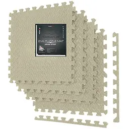 Мат-пазл (ластівчин хвіст) PowerPlay EVA Puzzle Mat 120 x 120 x 1.2 cм Оливковий (PP_4414_Olive)