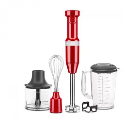 Блендер KitchenAid 5KHBV83EER занурювальний с аксессуарами червоний