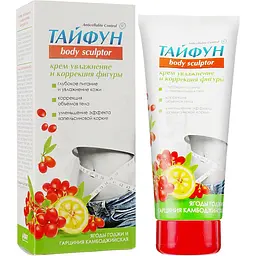Крем для корекції фігури Тайфун Ягоди годжі та гарцинія камбоджійська зволожувальний 200 мл - мініатюра 2