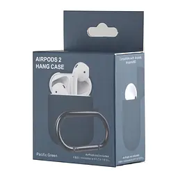 Чохол Silicone Case 1,2mm for AirPods 1/2 Pacific Green - мініатюра 2