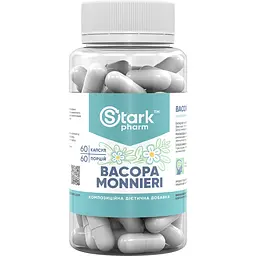 Бакопа Монье Stark Pharm Bacopa Monnieri 500 мг 60 капсул (2022-10-0570)