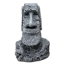 Декорація Hobby Moai Ora 1 12,5×11,5×17,5 см - статуя Моаї з укриттям для акваріума і тераріуму (41716) - мініатюра 4