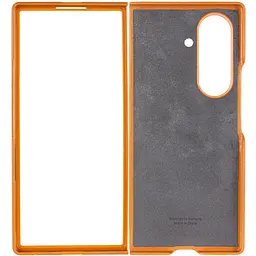 Шкіряний чохол Leather Case (AAA) для Samsung Galaxy Z Fold7 Tan - мініатюра 3