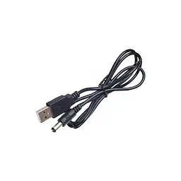 Кабель живлення Atcom USB(AM) - 3,5DC, 2A, 1м, чорний (10035)