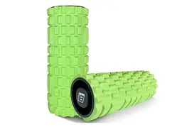 Масажний ролик EasyFit Grid Roller 33 см v.1.1 Салатовий (EF-2020a-GN) - мініатюра 2