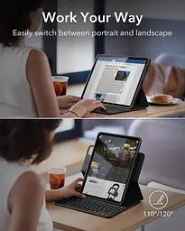 Чохол для клавіатури ESR Ascend Lite, чохол для клавіатури iPad, сумісний з iPad Pro 11/iPad Air 5/4, магнітний чохол знімний - мініатюра 7